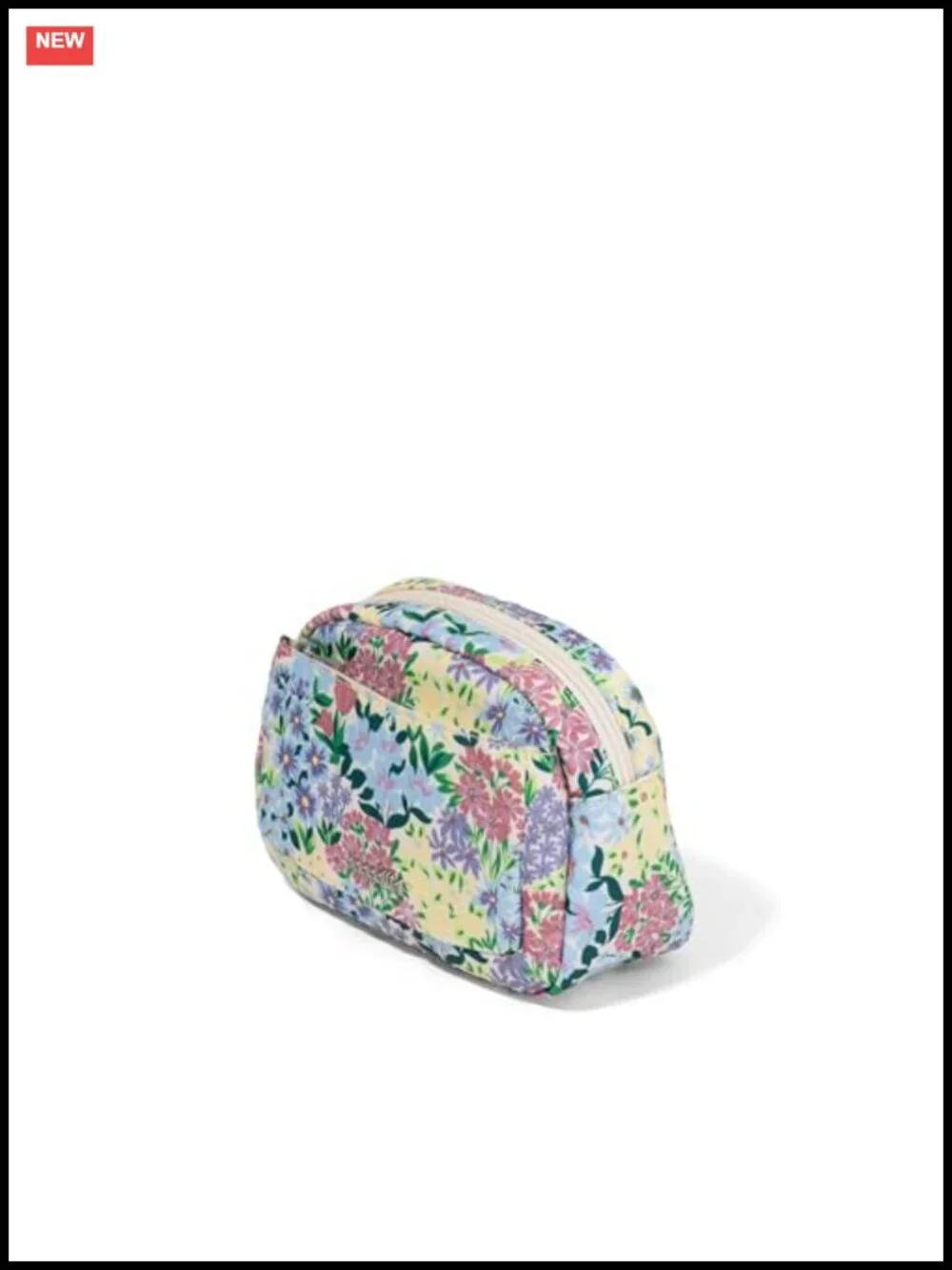 Lightweight Travel Cosmetic Pouch with Multiple Pockets, Nylon Makeup Organizer
